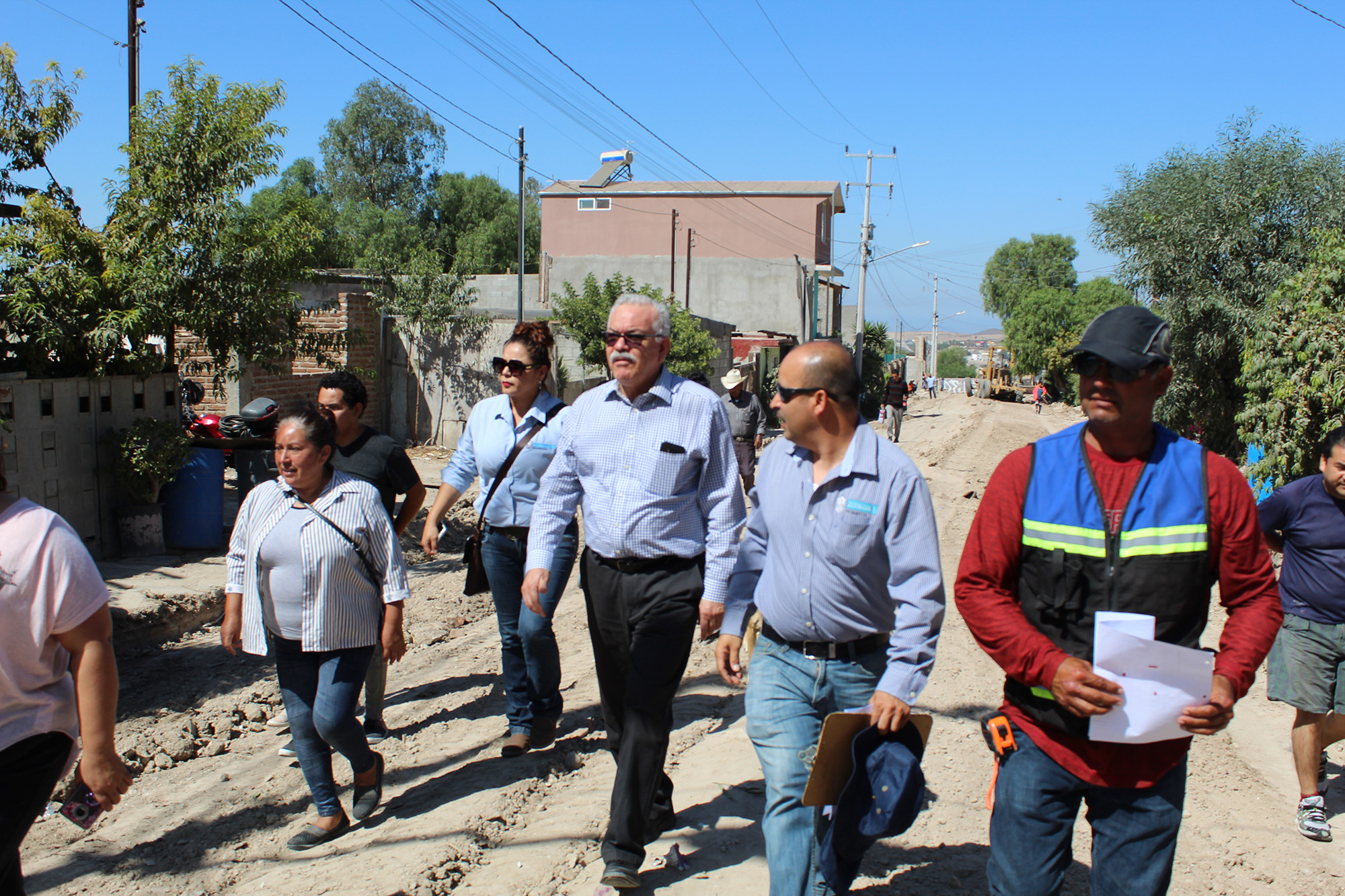 Avanzan obras de pavimentación en Tijuana - El Portavoz
