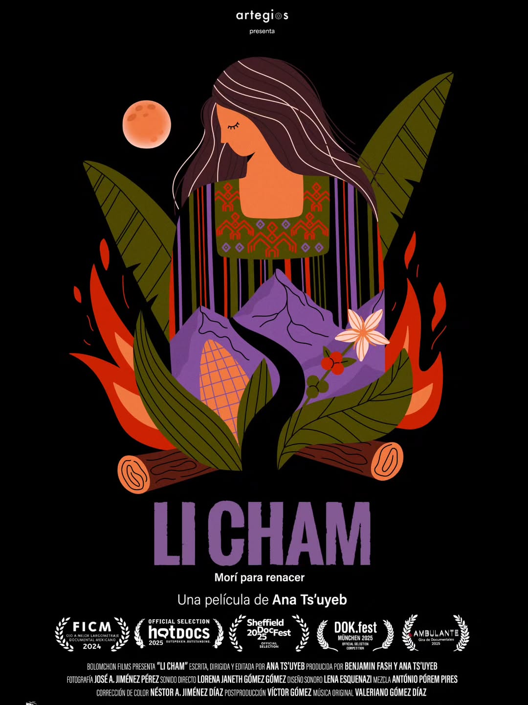 🎬 ESTRENO CINEMANÍALi cham de Ana TsuyebLi cham es el renacimiento de tres mujeres tsotsiles.